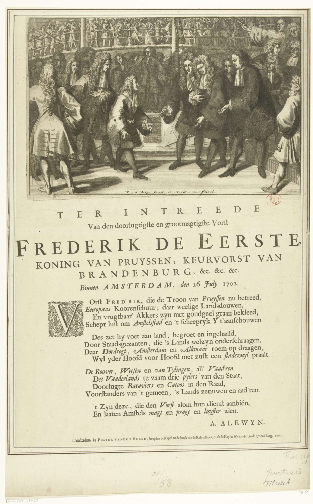 Ein altes Buch mit einer Zeichnung einer Gruppe von Menschen darauf, das handgeschriebene Text auf dem Papier enthält.