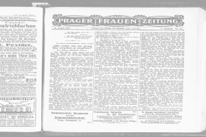 Ein aufgeschlagenes Buch mit einem Schwarz-Weiß-Bild eines ernsten Mannes im Anzug, mit kursiver Schrift auf einem weißen Hintergrund, das an eine alte Zeitung erinnert.