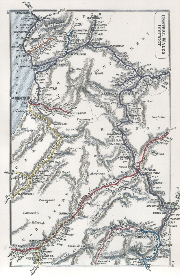Ausführliche alte Karte der schottischen Highlands mit beschrifteten geografischen Merkmalen, Routen und Textannotationen.