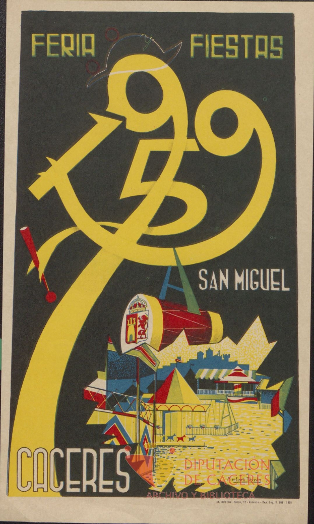 Plakatankündigung für ein Festival in San Miguel de Allende, Mexiko, mit Text und Bildern.