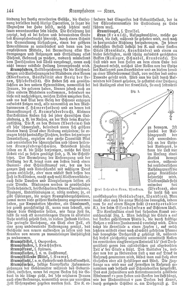 Seite aus einem Buch, die eine technische Zeichnung einer Maschine zeigt, mit dem Text "Deutsches Patent 114,000,000" und der Maschinenzeichnung auf der rechten Seite.